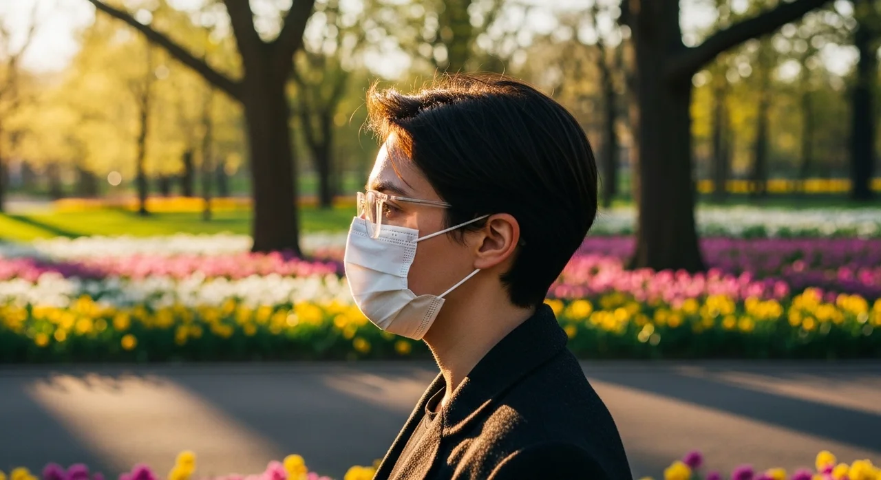 실외 활동 시 꽃가루 차단 수칙