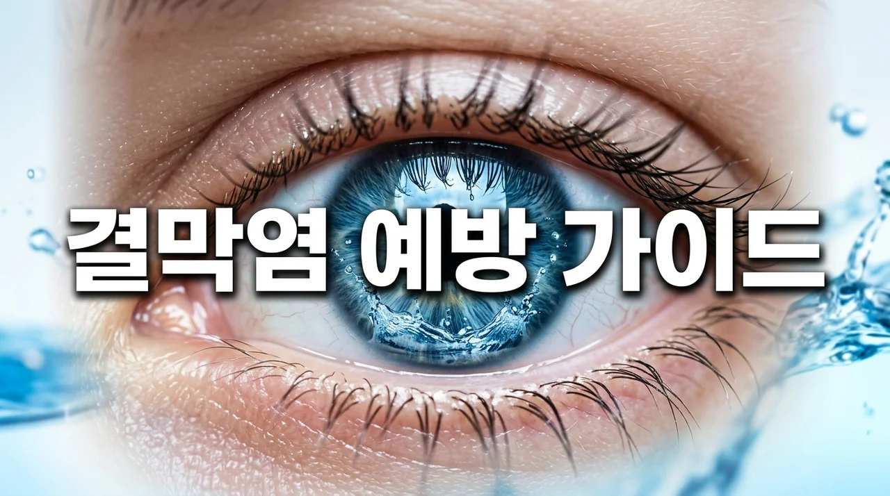 결막염 예방을 위한 7가지 필수 생활 수칙 및 눈 건강 관리 가이드