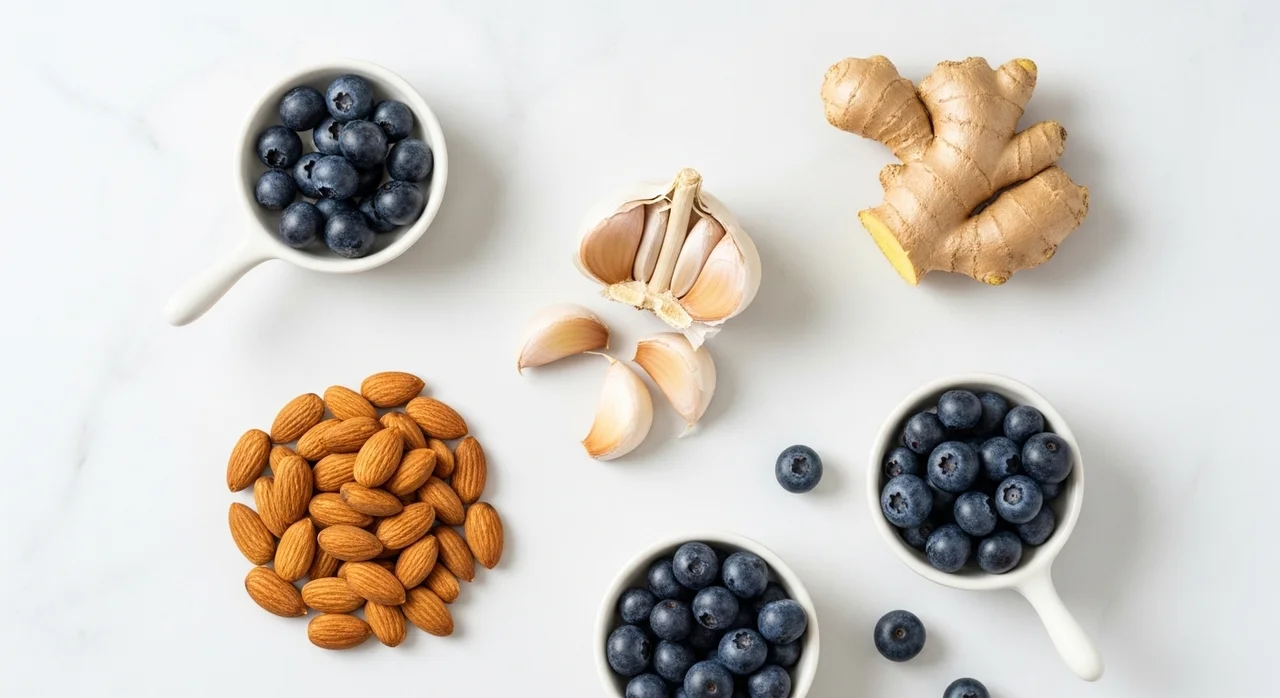 한눈에 보는 면역력 강화 대표 식품 7선