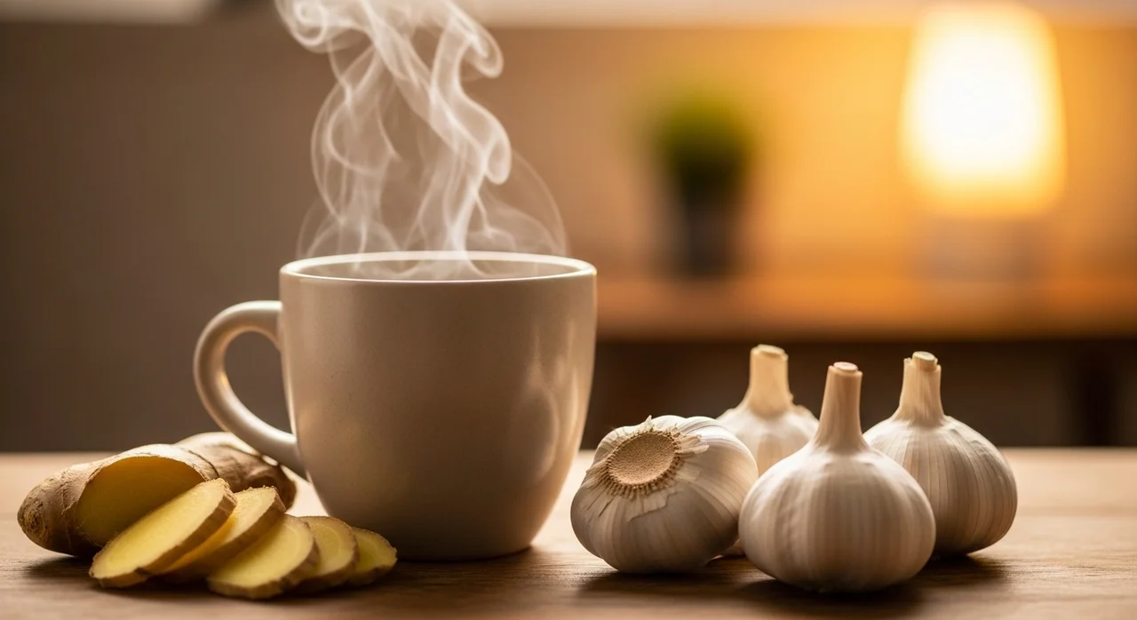 강력한 천연 항생제, 마늘과 생강