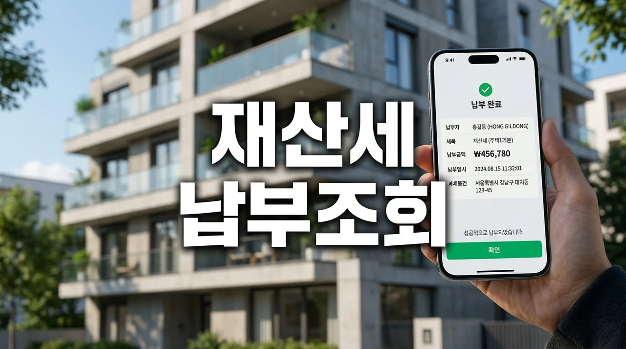 재산세 납부조회 방법 및 납기일 총정리 (인터넷, 모바일 5분 해결)