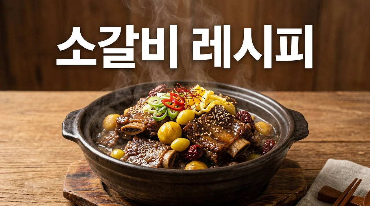 소갈비 레시피의 정석! 실패 없는 소갈비찜 양념과 황금비율 비법