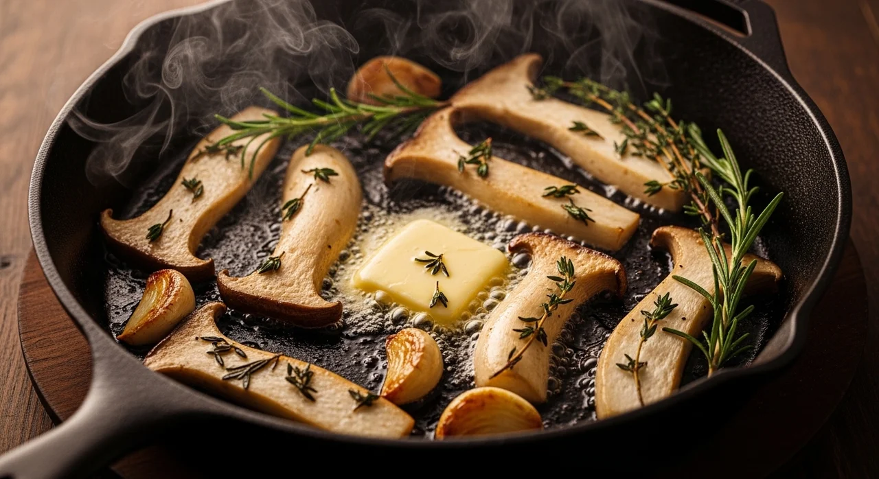 버터와 마늘을 곁들인 스테이크형 구이 레시피