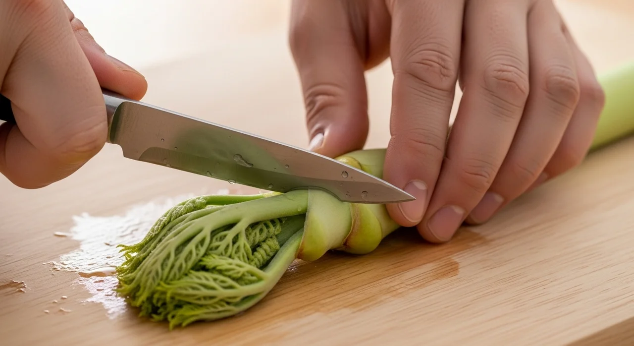 실패 없는 두릅 손질법 및 데치기 팁