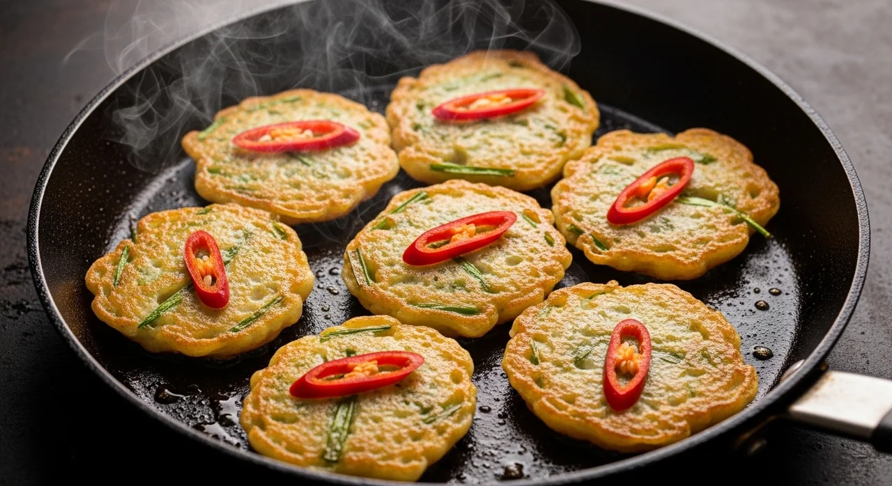 바삭하고 고소한 두릅전 만들기