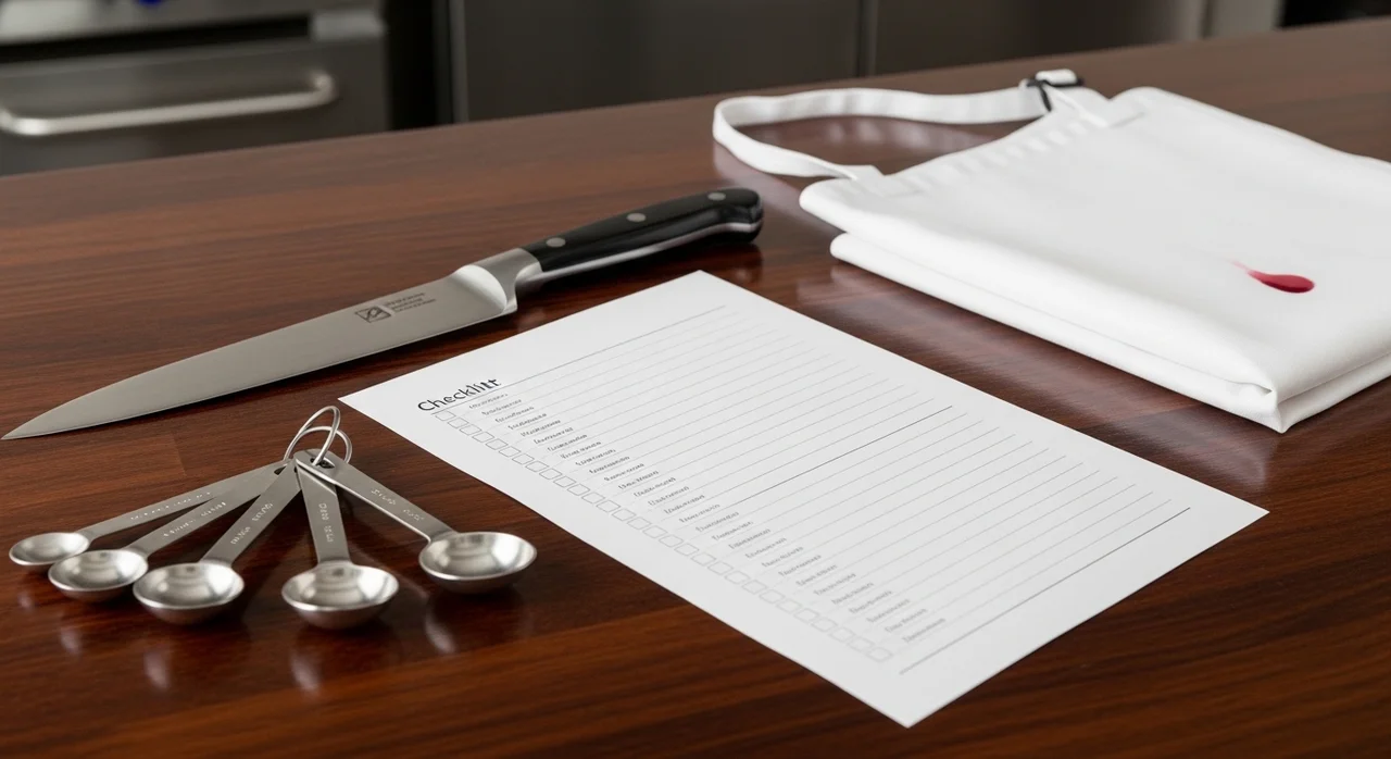 준비물 체크리스트와 수험자 유의사항