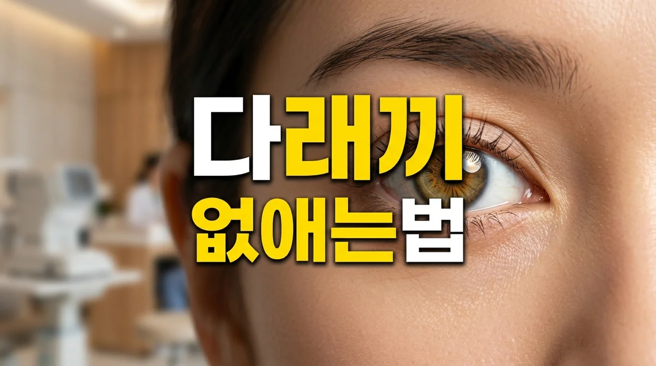 다래끼 없애는법 5가지: 눈 붓기 빨리 빼는 응급처치와 완벽 가이드
