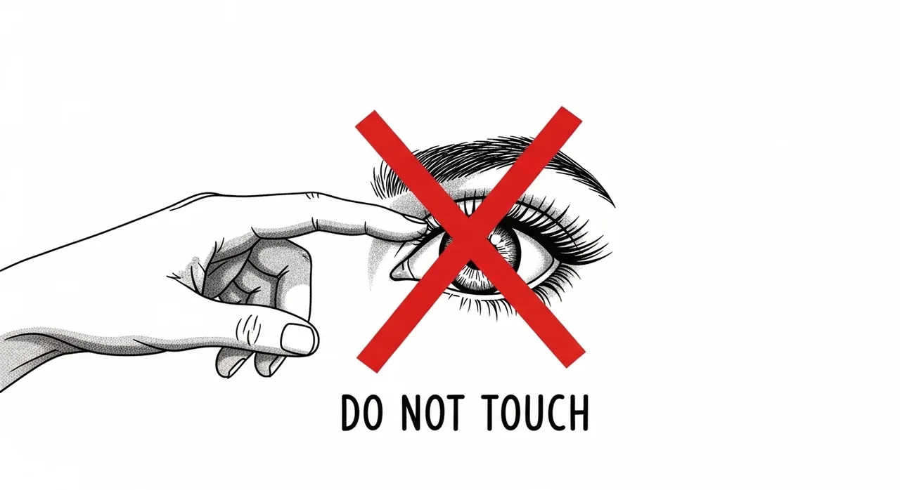 절대 금지! 다래끼 관리 시 주의사항