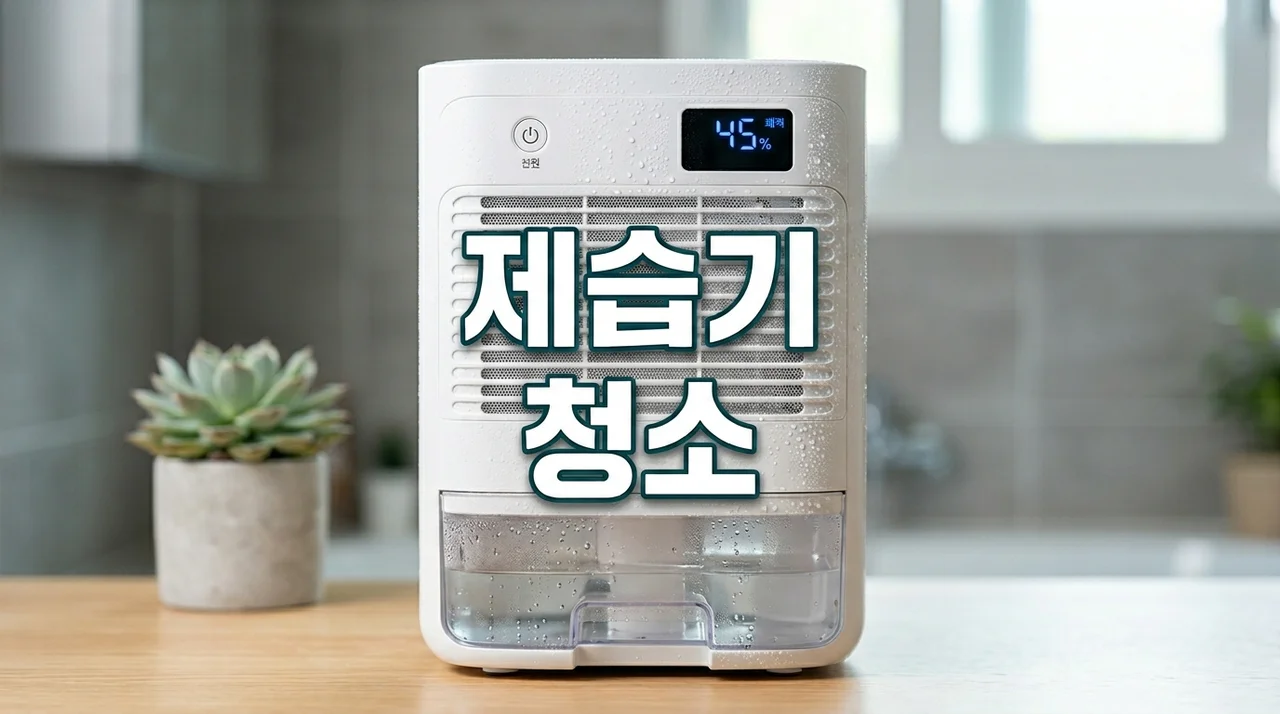제습기 청소 방법 총정리! 곰팡이 냄새 완벽 제거 및 관리 꿀팁