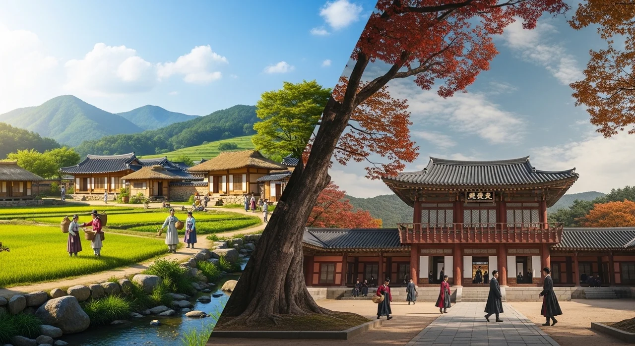 인기 코스 전격 비교: 하회마을 vs 도산서원